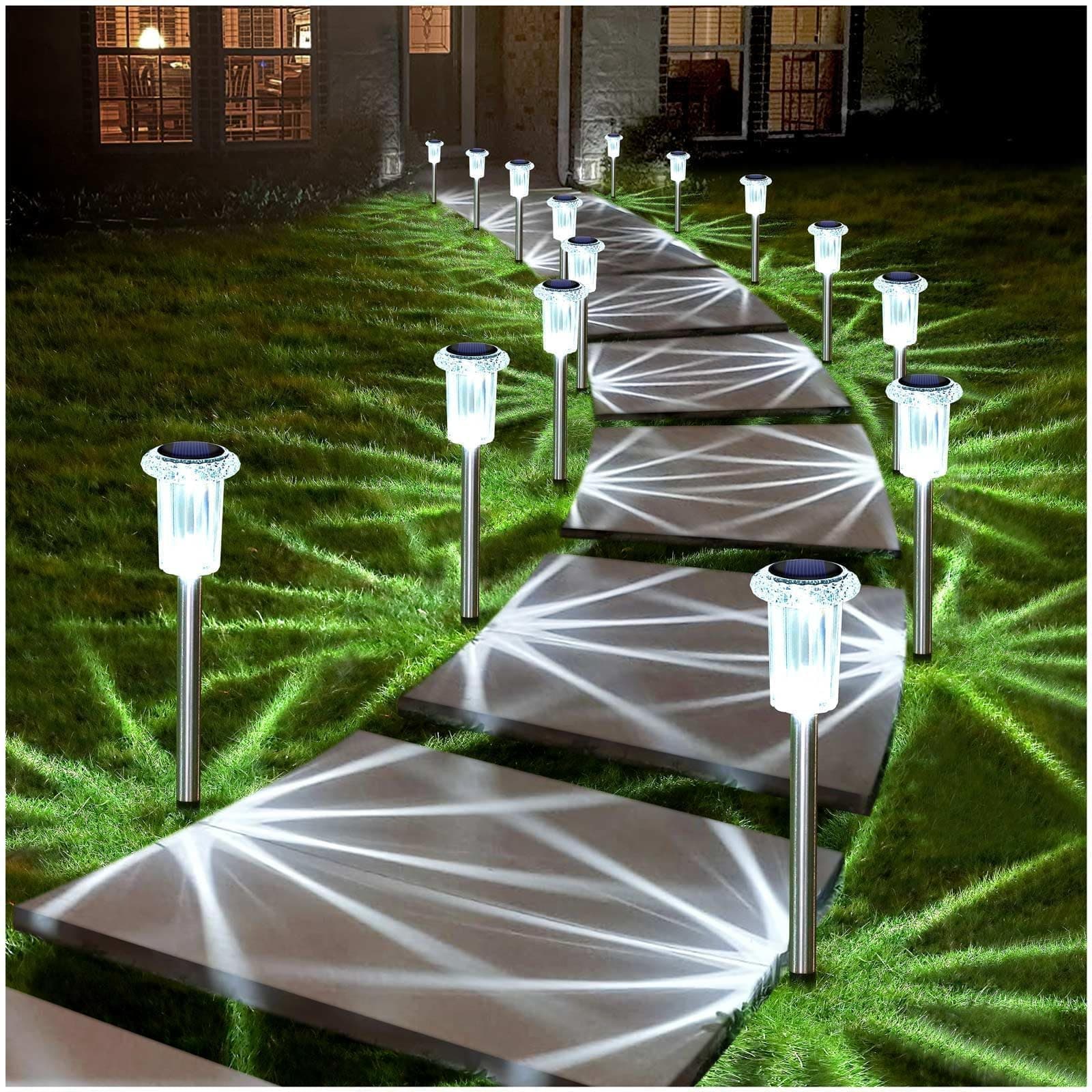 DenicMic Solar Lights Outdoor 10 Pack