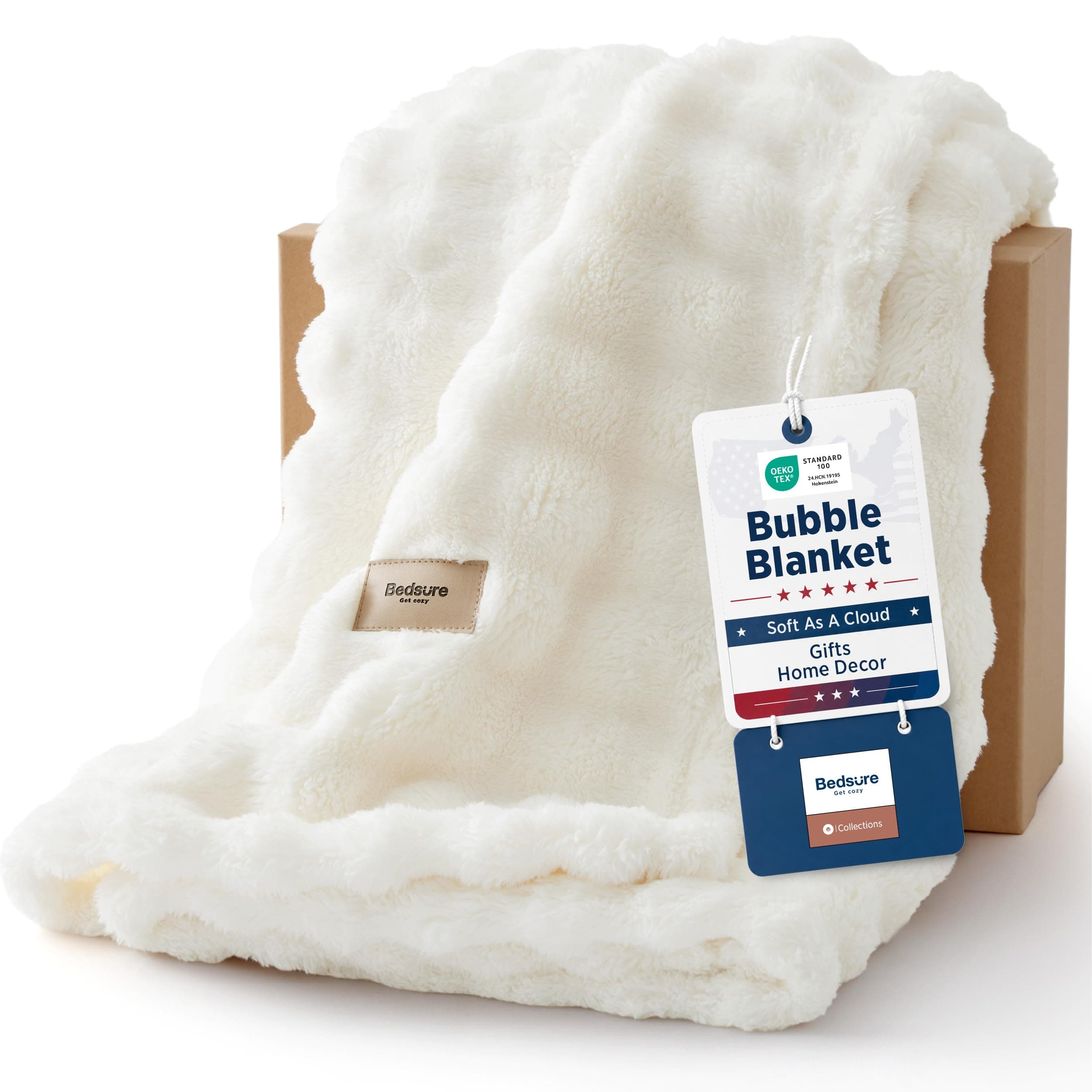 Bedsure 3D Cloud Bubble Blanket